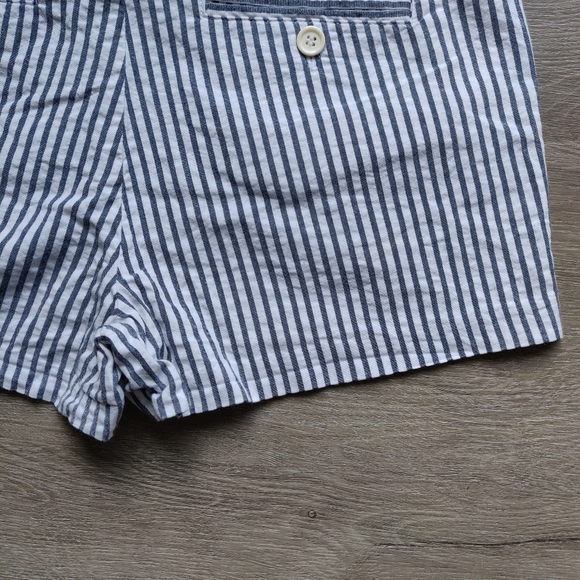 Forever 21 Essentials Striped Shorts Cotton Extra-Small - Picture 5 of 7